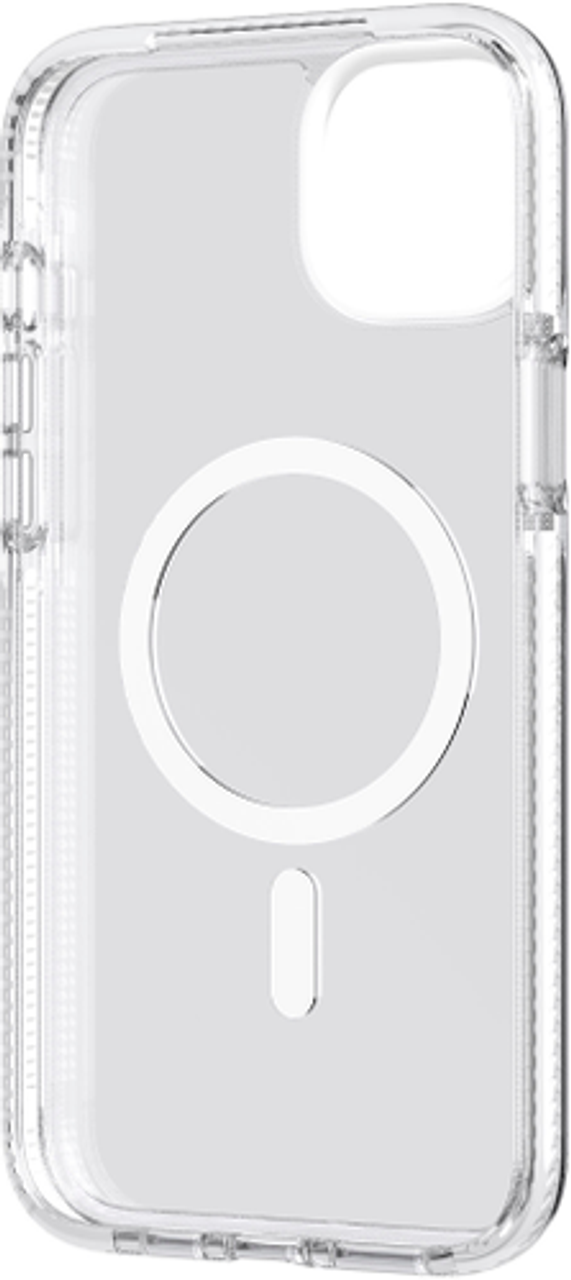 Tech21 - EvoCrystal Case with MagSafe for Apple iPhone 14 Plus - White