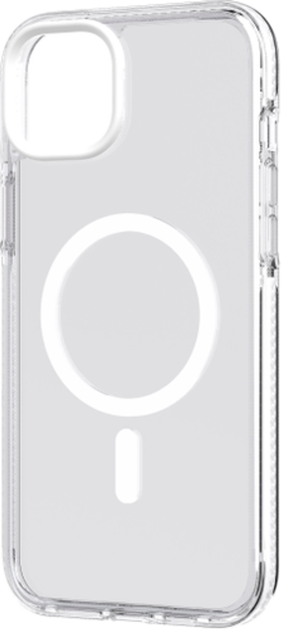 Tech21 - EvoCrystal Case with MagSafe for Apple iPhone 14 Plus - White