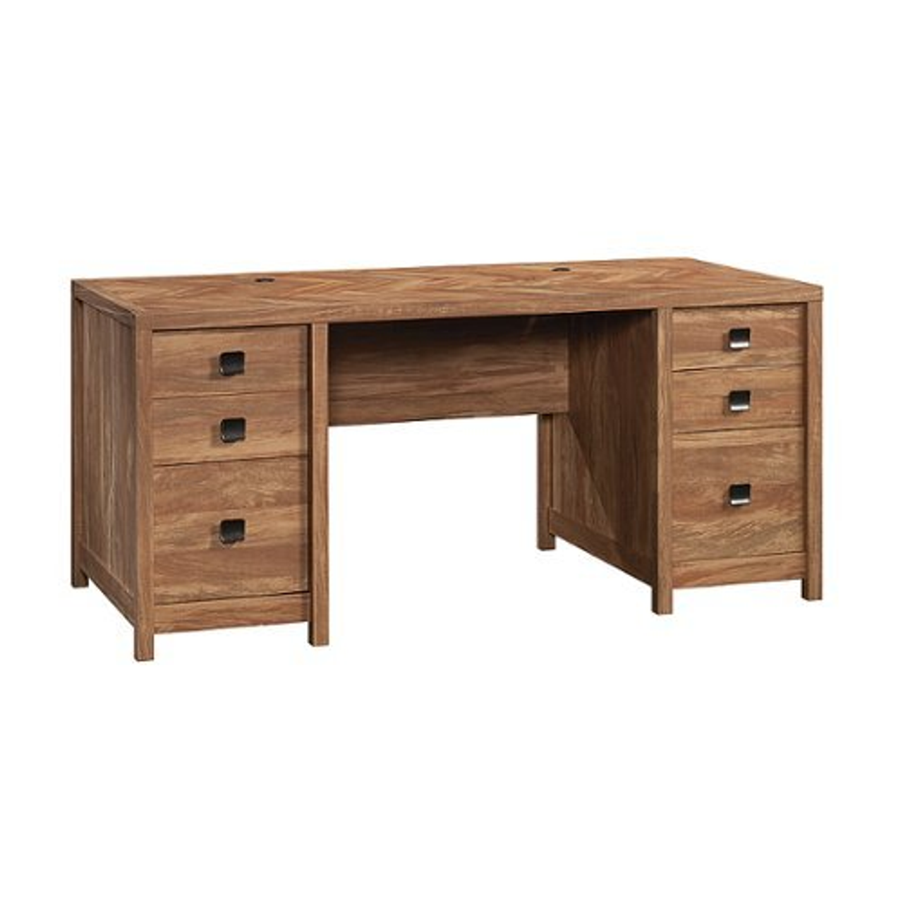 Sauder - Cannery Bridge Executive Desk with storage drawers