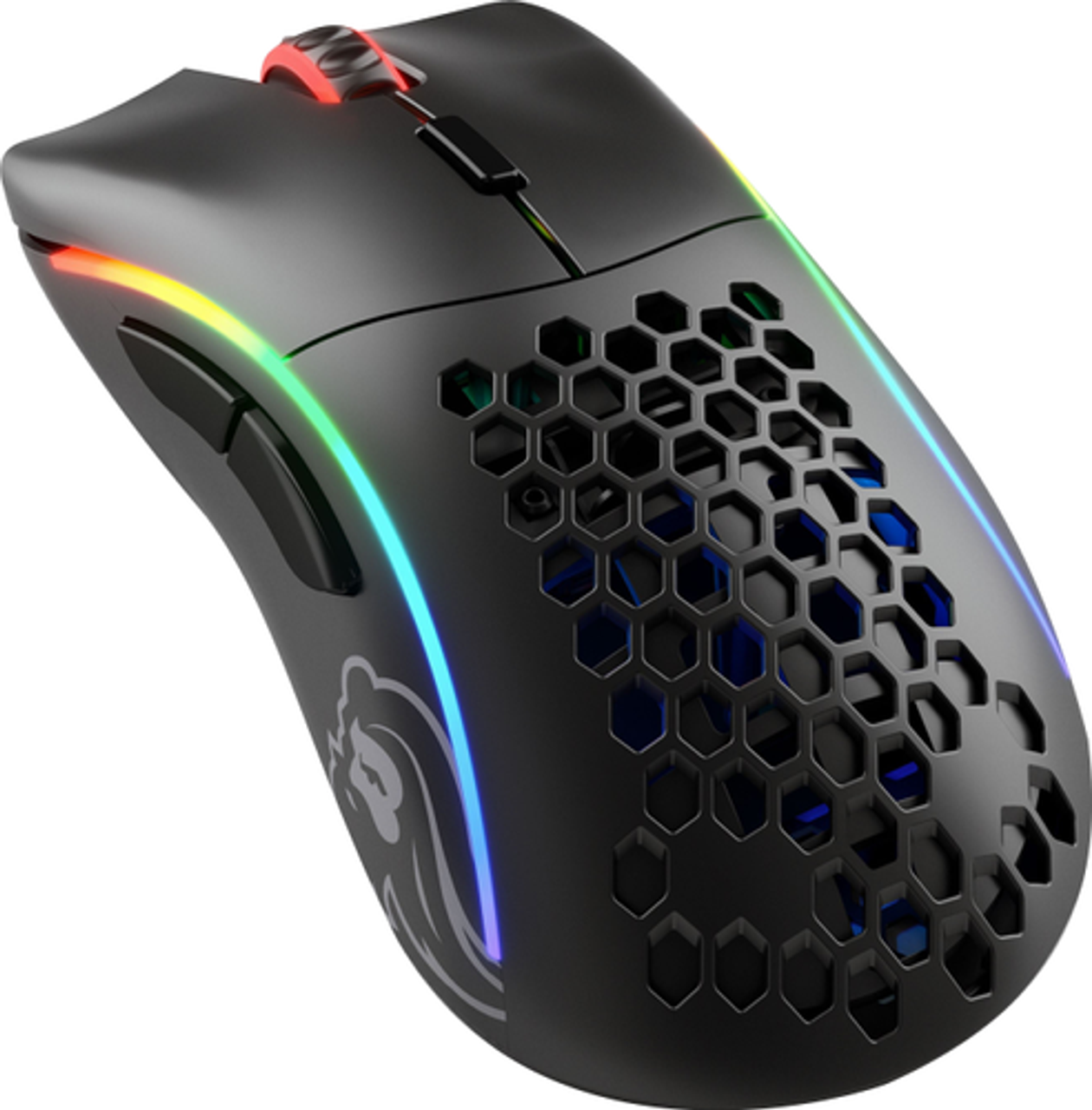 Glorious - Model D Wireless RGB Honeycomb Gaming Mouse - Matte Black