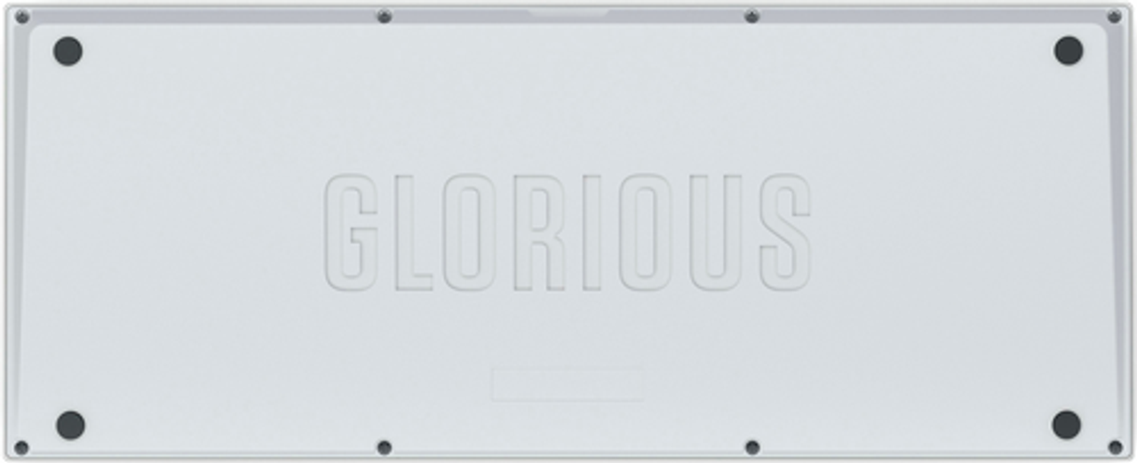 Glorious - GMMK Pro Barebone High Profile Gasket Mounted RGB 75% Mechanical Keyboard - White