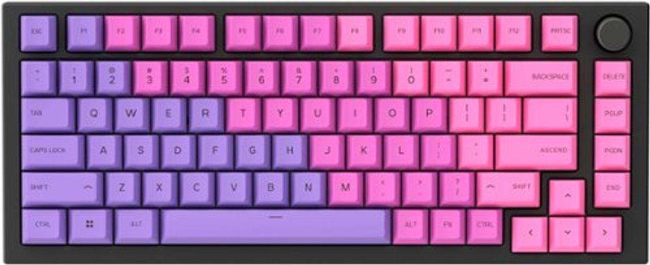 Glorious - GPBT Dye Sublimated Keycaps 114 Keycap Set for 100% 85% 80% TKL 60% Compact 75% Mechanical Keyboard