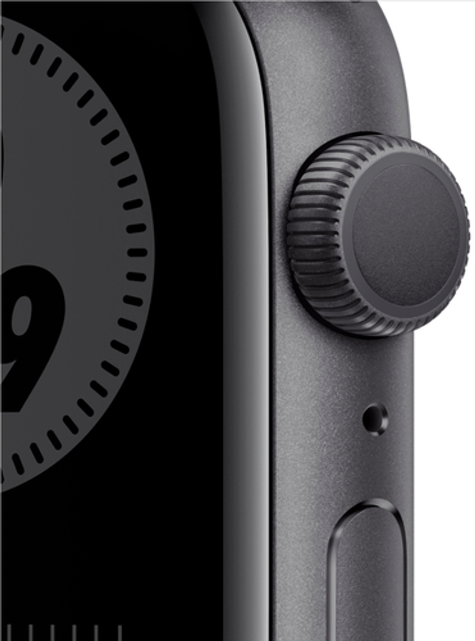 Refurbished Apple Watch Nike Series 6 (GPS) 44mm Aluminum Case with Anthracite/Black Nike Sport Band - Space Gray