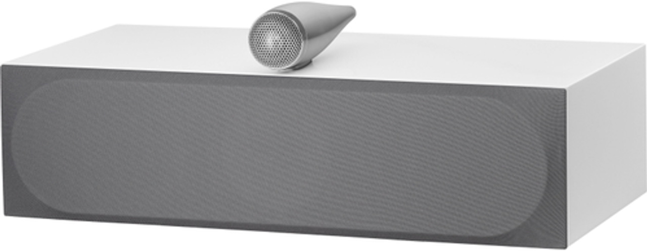 Bowers & Wilkins - 700 Series 3 Center Channel w/4" midrange, dual 6.5" bass (each) - White