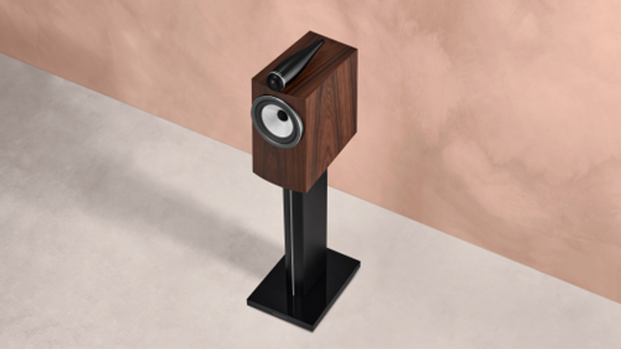 Bowers & Wilkins - 700 Series 3 Bookshelf Speaker w/ Tweeter on top, 6.5" midbass (pair) - Mocha