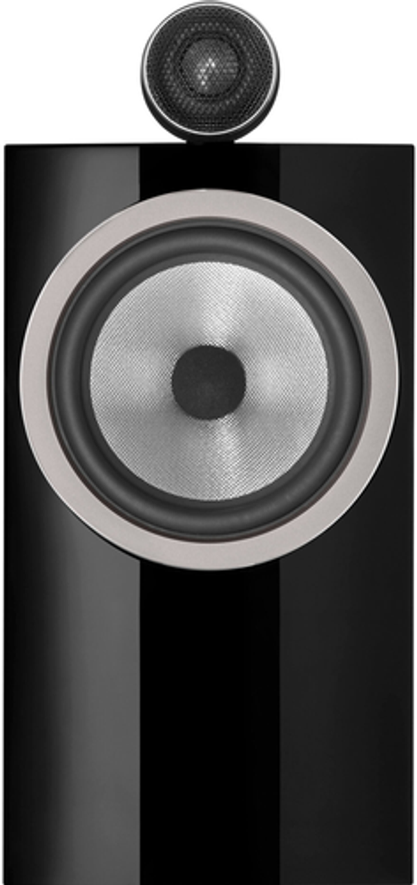 Bowers & Wilkins - 700 Series 3 Bookshelf Speaker w/ Tweeter on top, 6.5" midbass (pair) - Gloss Black