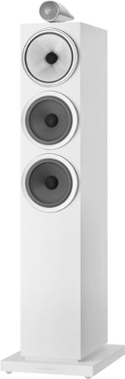 Bowers & Wilkins - 700 Series 3 Floorstanding Speaker w/6" midrange, dual 6.5" bass (each) - White