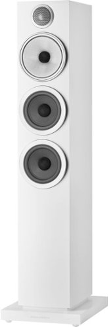 Bowers & Wilkins - 700 Series 3 Floorstanding Speaker w/5" midrange, dual 5" bass (each) - White