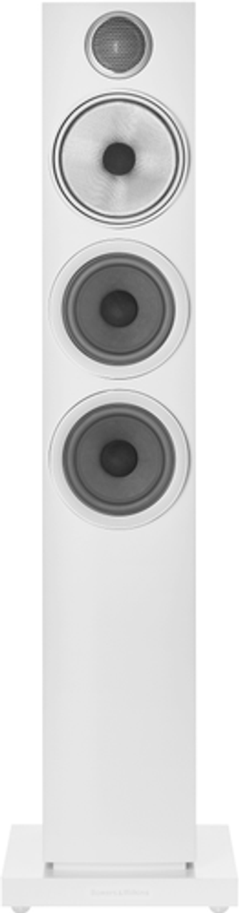 Bowers & Wilkins - 700 Series 3 Floorstanding Speaker w/5" midrange, dual 5" bass (each) - White