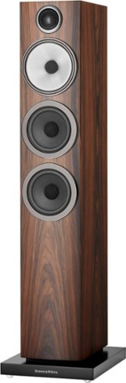 Bowers & Wilkins - 700 Series 3 Floorstanding Speaker w/5" midrange, dual 5" bass (each) - Mocha