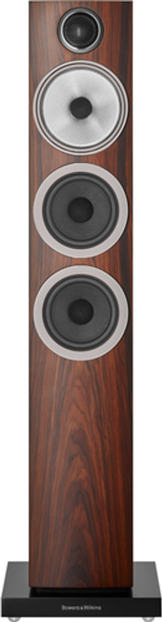 Bowers & Wilkins - 700 Series 3 Floorstanding Speaker w/5" midrange, dual 5" bass (each) - Mocha