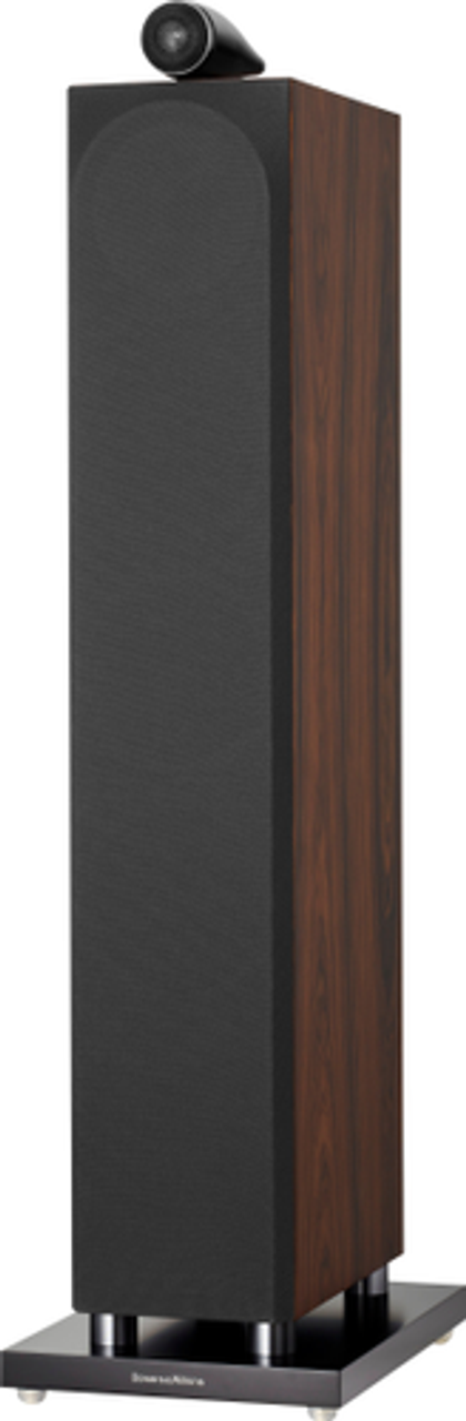 Bowers & Wilkins - 700 Series 3 Floorstanding Speaker w/ Tweeter on top, w/6" midrange, three 6.5" bass drivers (each) - Mocha