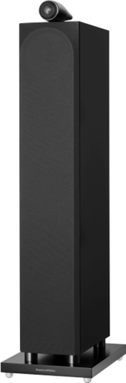 Bowers & Wilkins - 700 Series 3 Floorstanding Speaker w/ Tweeter on top, w/6" midrange, three 6.5" bass drivers (each) - Gloss Black