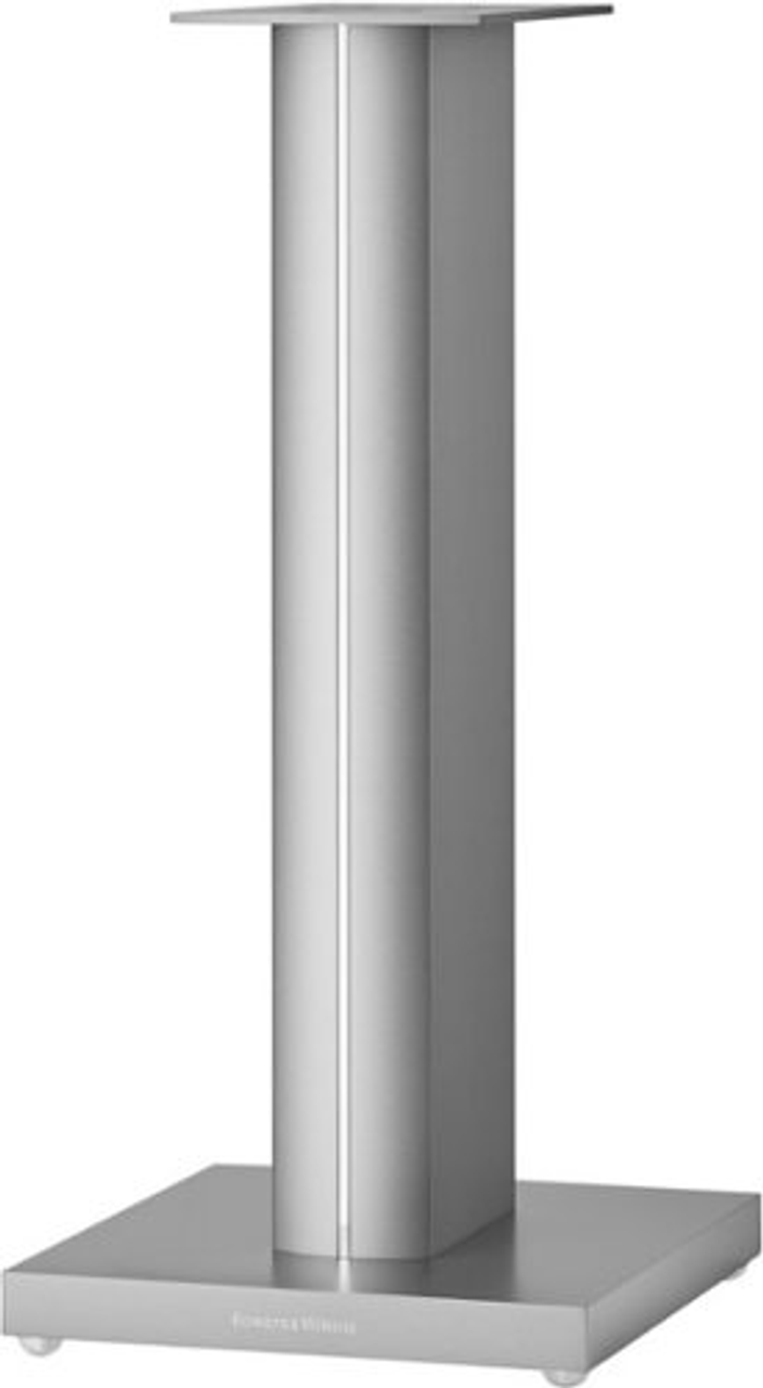 Bowers & Wilkins - FS-700 S3 Speaker Stands - Triple-Column Design, Compatible with 700 S3 Bookshelf Speakers, Cable Management - Silver