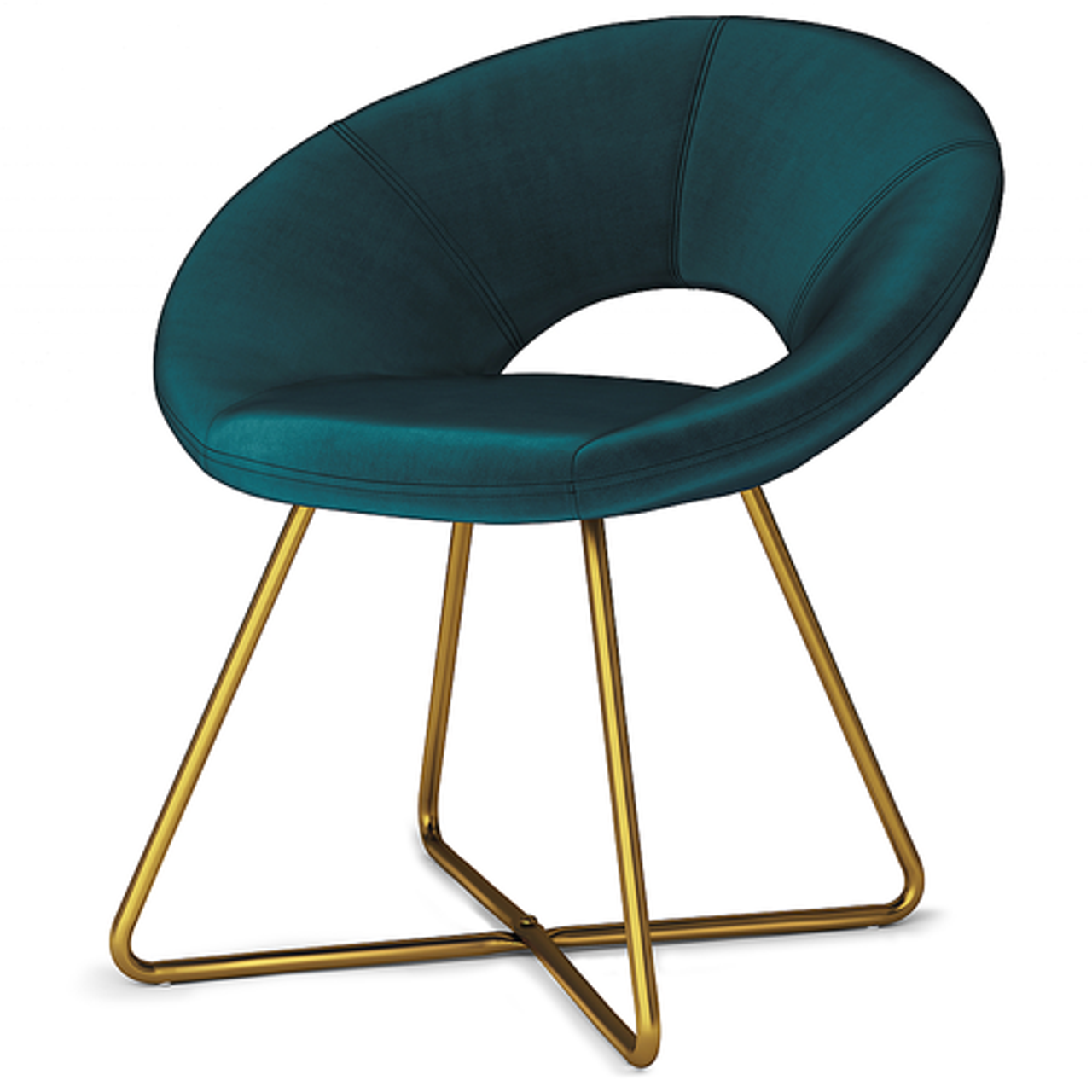 Simpli Home - Barrett Accent Chair - Teal