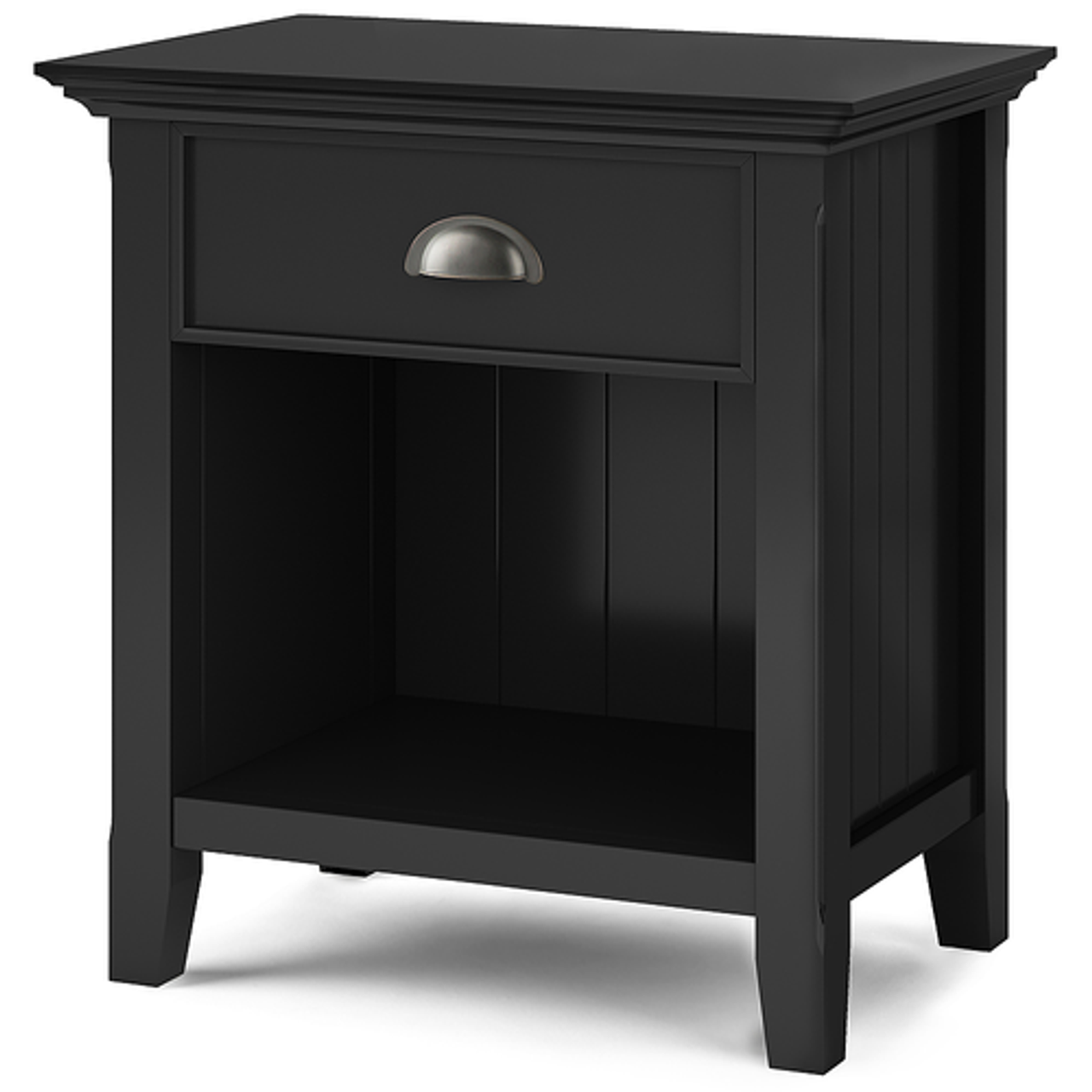 Simpli Home - Acadian Bedside Table - Black