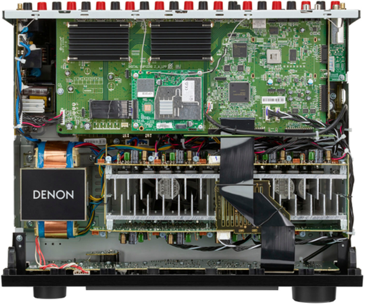 Denon - AVR-X3800H 8K Ultra HD 9.4 Channel (105 W X 9) AV Receiver, Supports Dolby Atmos, DTS:X Pro, IMAX Enhanced & Auro 3D - Black