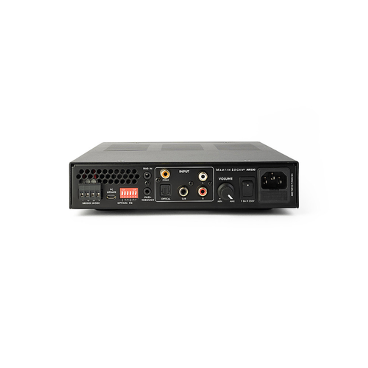 MartinLogan - 500W 2.0-Ch Multi-Purpose Stereo/Bridgeable DSP Power Amplifier - Black