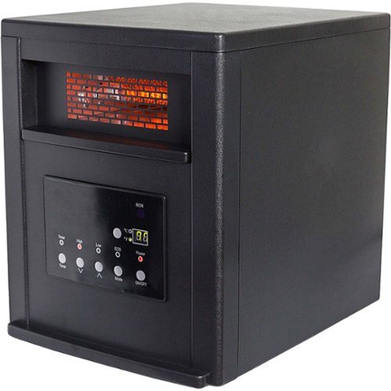 Lifesmart - 6-Wrapped Element Infrared Heater - Black