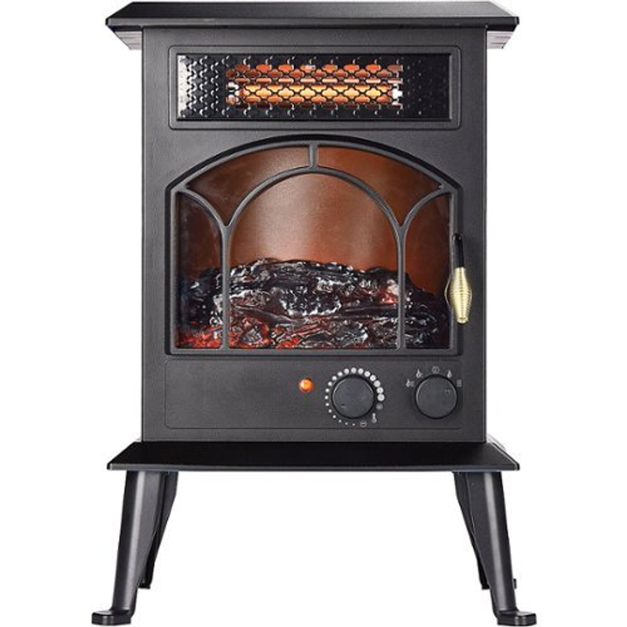 Lifesmart - Topside Infared Stove Heater - Black