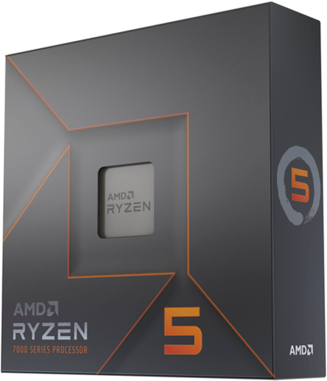 AMD Ryzen 5 7600X 6-core - 12-Thread 4.7GHz (5.3 GHz Max Boost) Socket AM5 Desktop Processor - Silver
