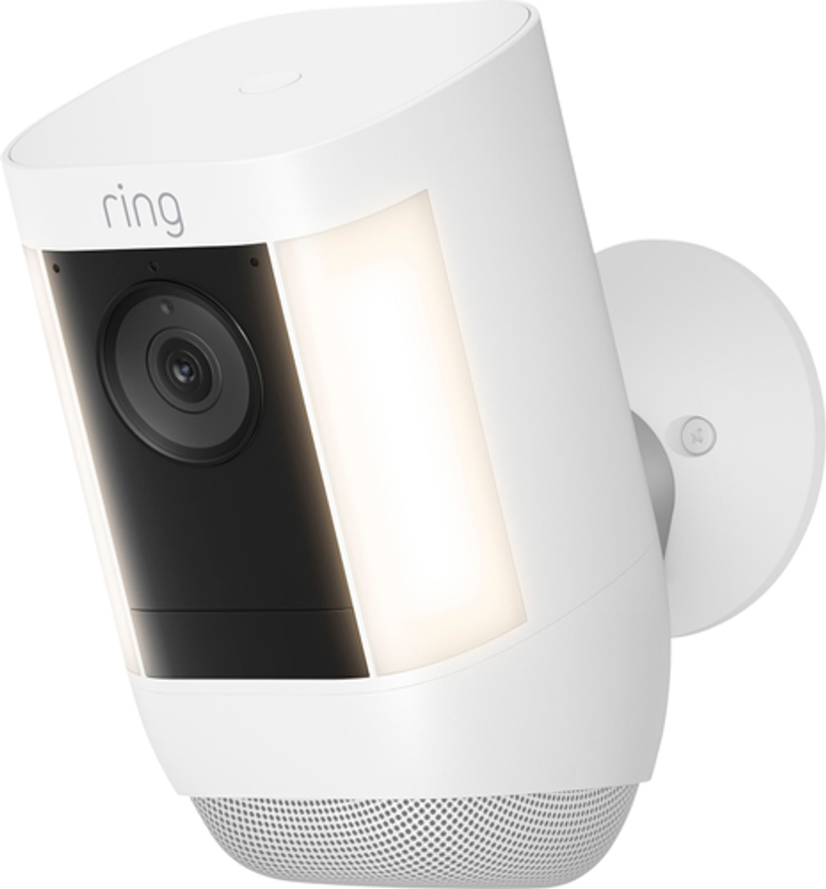 Ring - Spotlight Cam Pro Outdoor Wireless 1080p Surveillance Camera - White