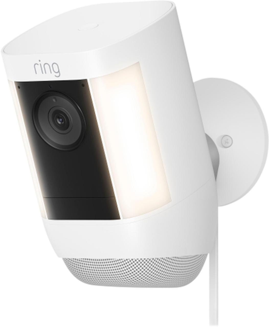 Ring - Spotlight Cam Pro Outdoor Wireless 1080p Surveillance Camera - White