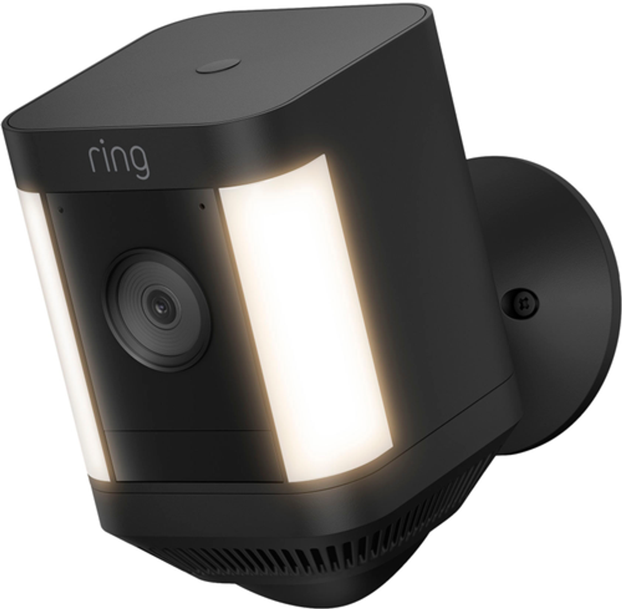 Ring - Spotlight Cam Plus Outdoor/Indoor Wireless 1080p Surveillance Camera - Black