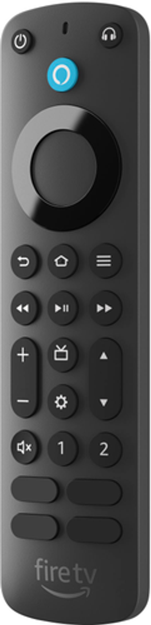 Amazon - Alexa Voice Remote Pro, includes remote finder, TV controls, backlit buttons, requires compatible Fire TV device - Black