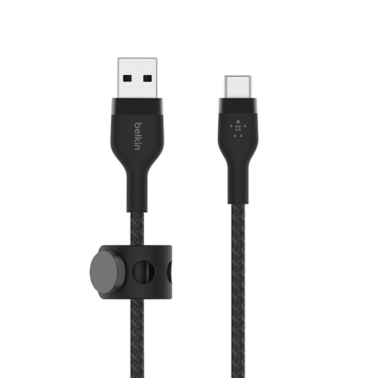 Belkin - BOOSTCHARGE PRO Flex USB-A to USB-C Cable - Black