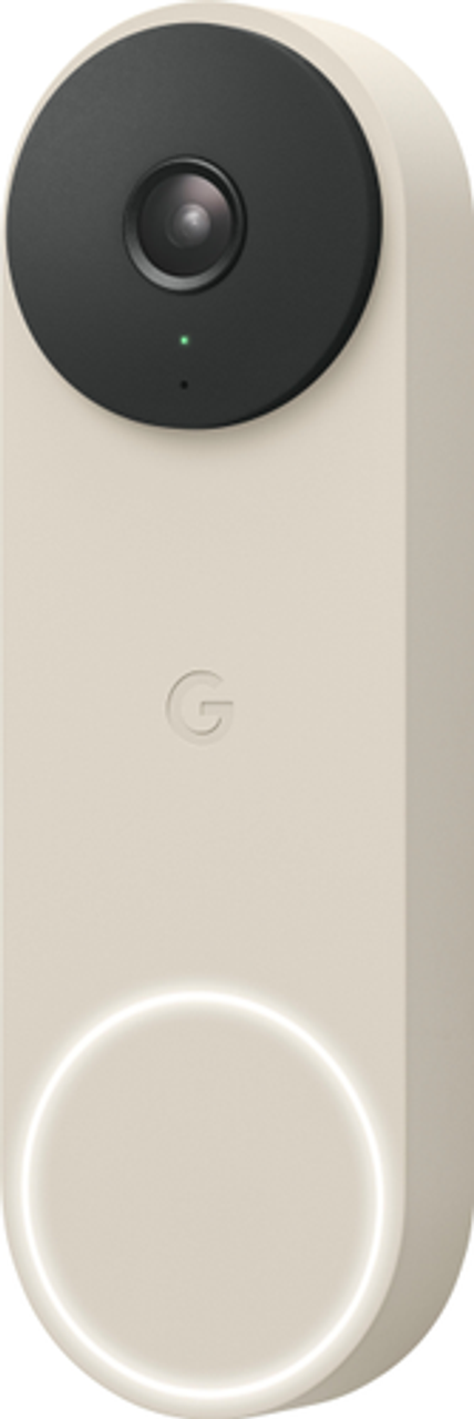 Google - Nest Doorbell Wired (2nd Generation) - Linen