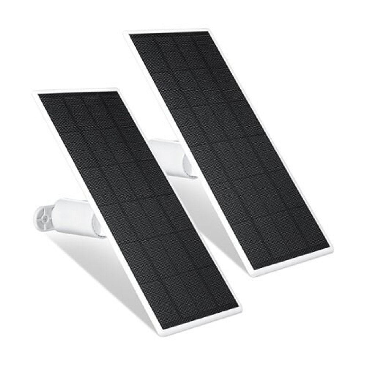 Wasserstein - Solar Panel for Google Nest Cam Outdoor or Indoor, Battery - 2.5W Solar Power - Made for Google Nest (2 Pack) - White