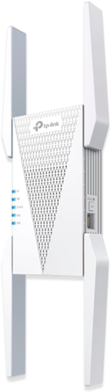 TP-Link - AXE5400 Tri-Band Mesh Wi-Fi 6E Range Extender - White