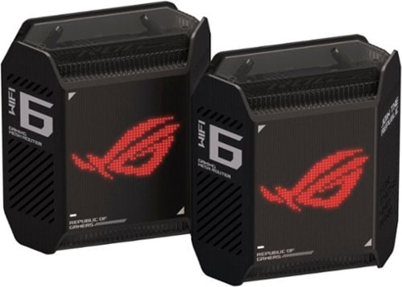 ASUS - ROG Rapture GT-6 Tri-band AX10000 Gaming Router, 2.5G Port