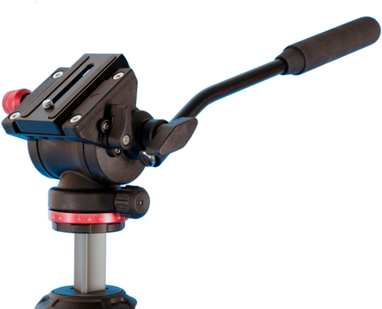 Sunpak - 6240DLX Fluid Head Tripod for Cameras, Smartphones and GoPro