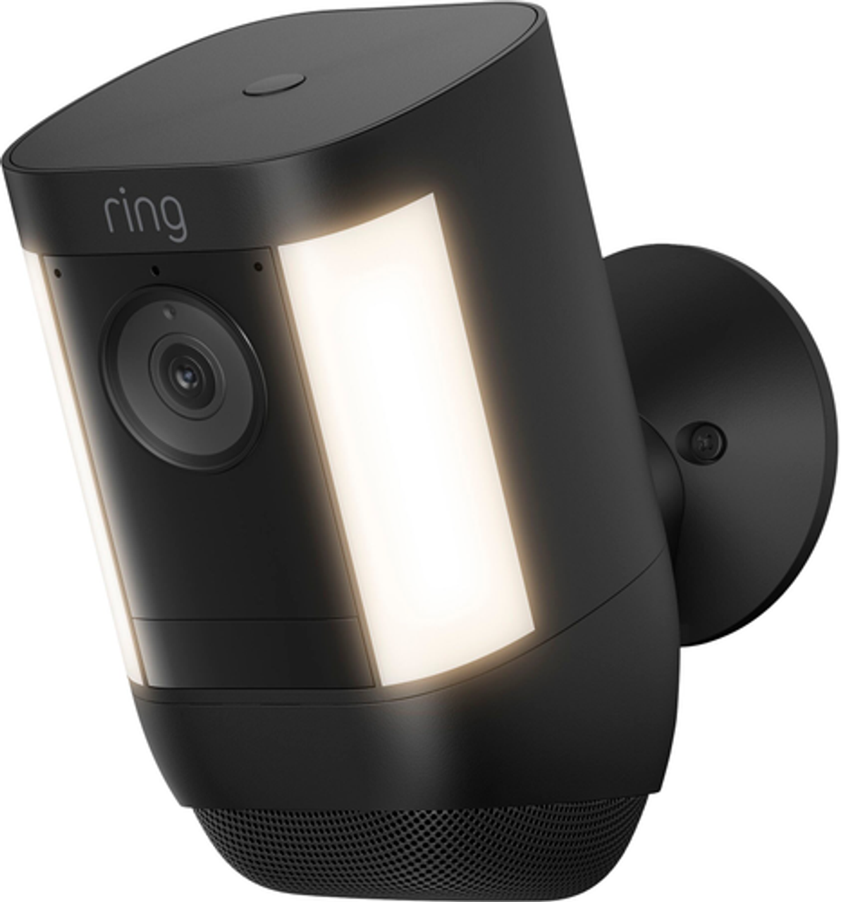 Ring - Spotlight Cam Pro - Battery - Outdoor Wireless 1080p Surveillance Camera - Black