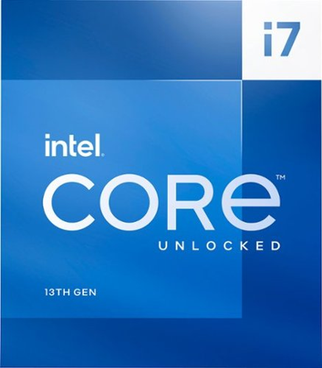 Intel - Core i7-13700K 13th Gen 16 cores 8 P-cores + 8 E-cores 30M Cache, 3.4 to 5.4 GHz LGA1700 Unlocked Desktop Processor