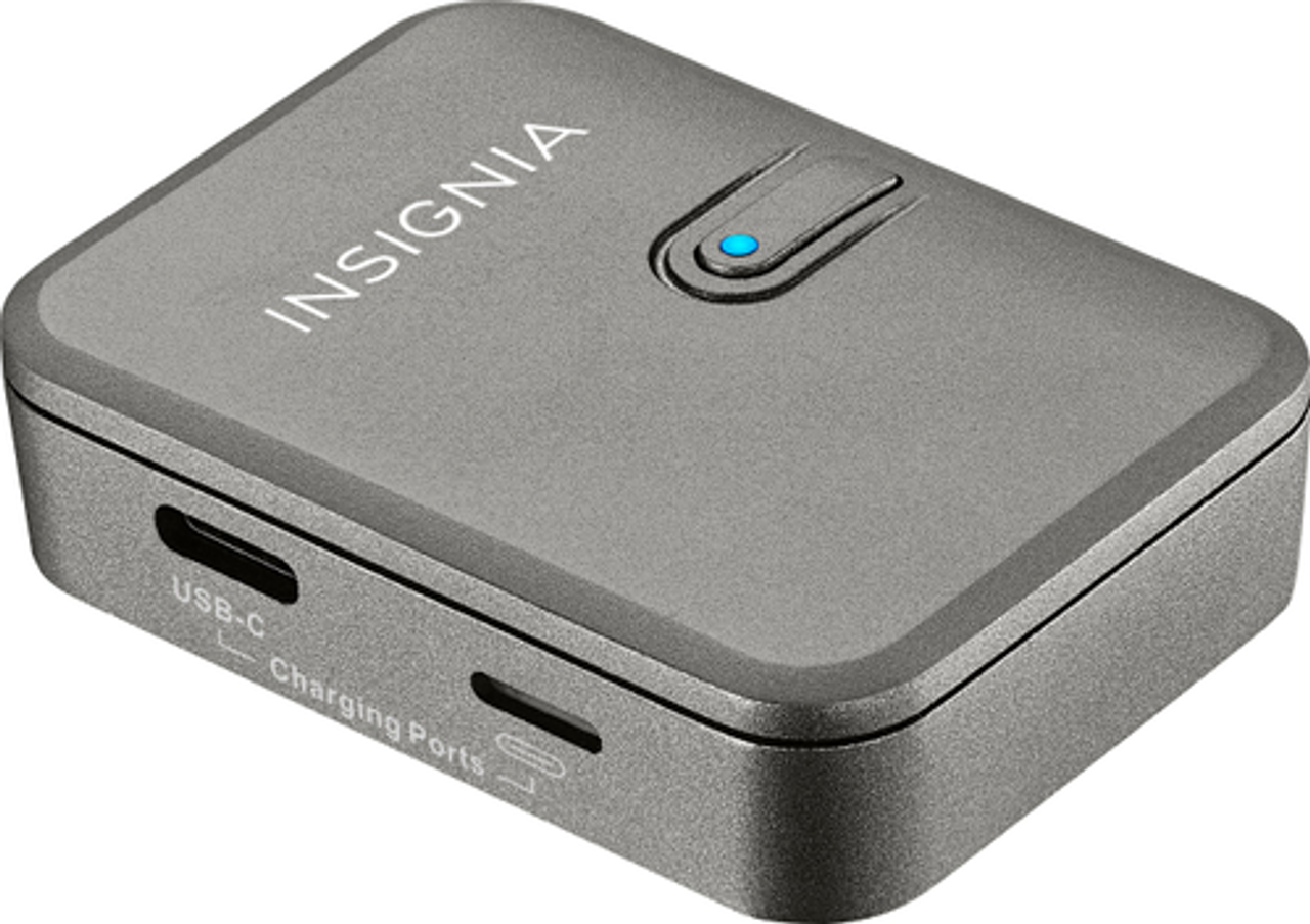 Insignia™ - Bluetooth Wireless Audio Transmitter and Receiver - Black