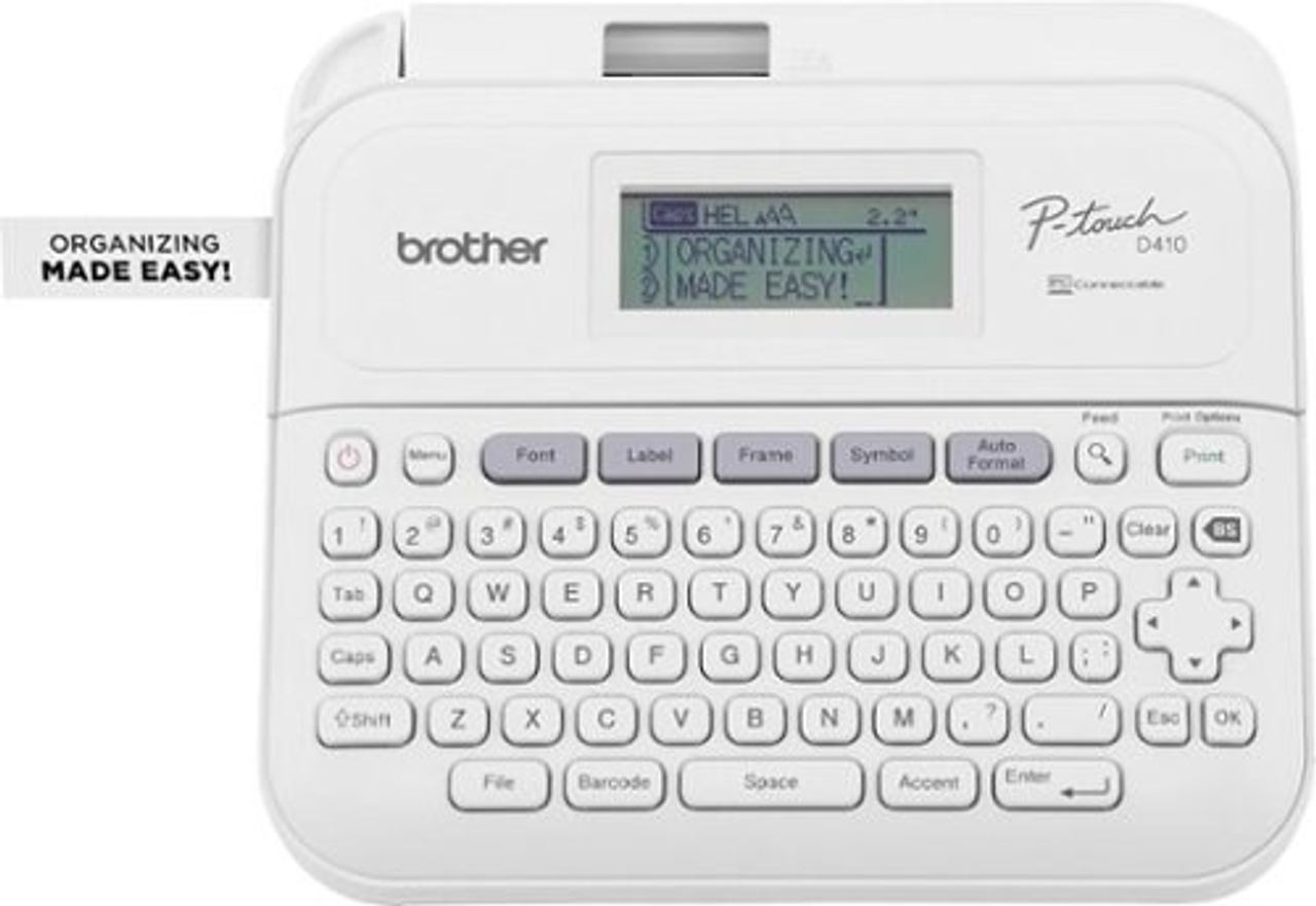 Brother - P-touch PT-D410 Label Printer - White