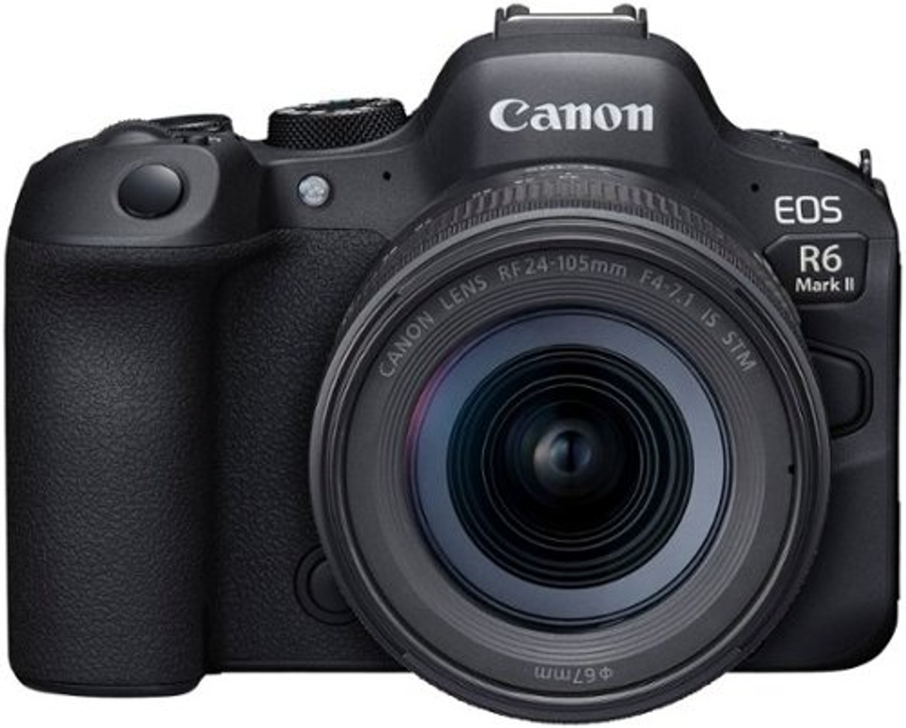 Canon - EOS R6 Mark II Mirrorless Camera with RF f/4-7.1 IS STM Lens - Black