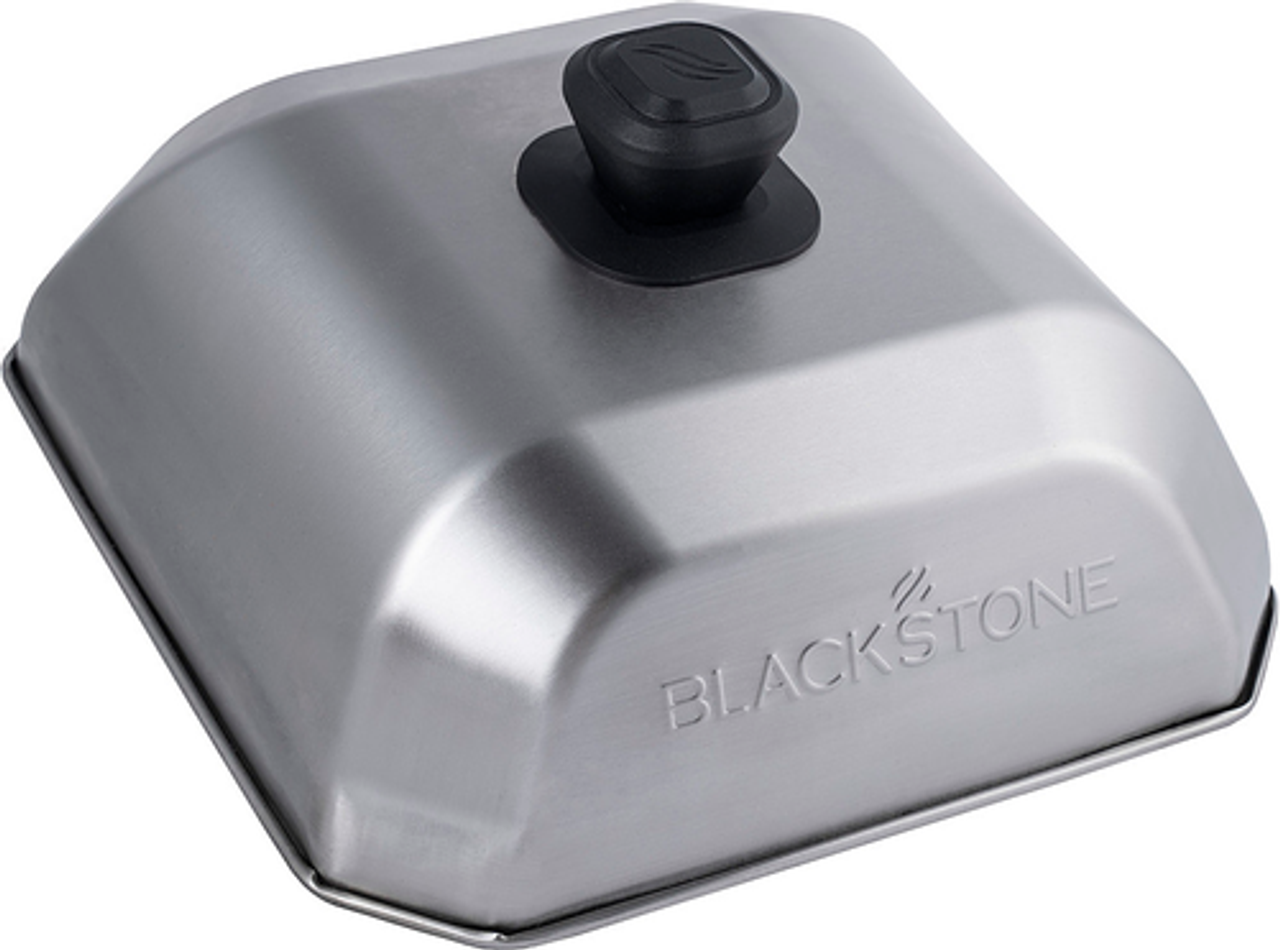 Blackstone - 10 In. Square Stainless Steel Basting Dome with Heat-resistant Handle - Silver