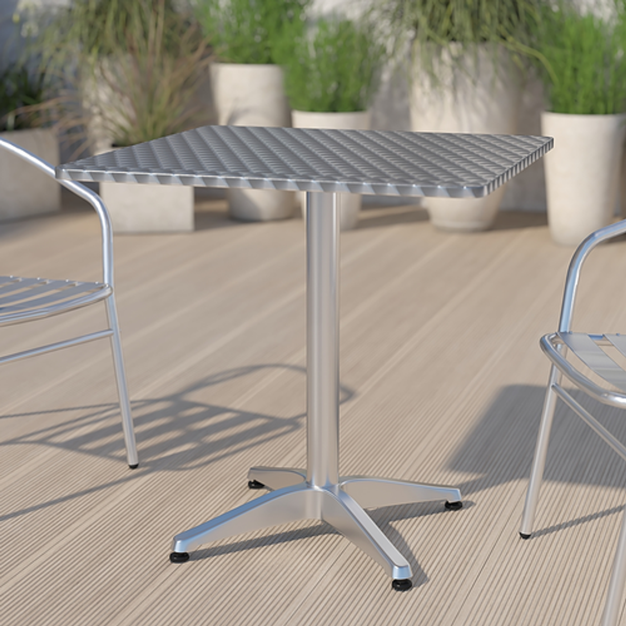 Flash Furniture - Mellie Contemporary Patio Table - Aluminum