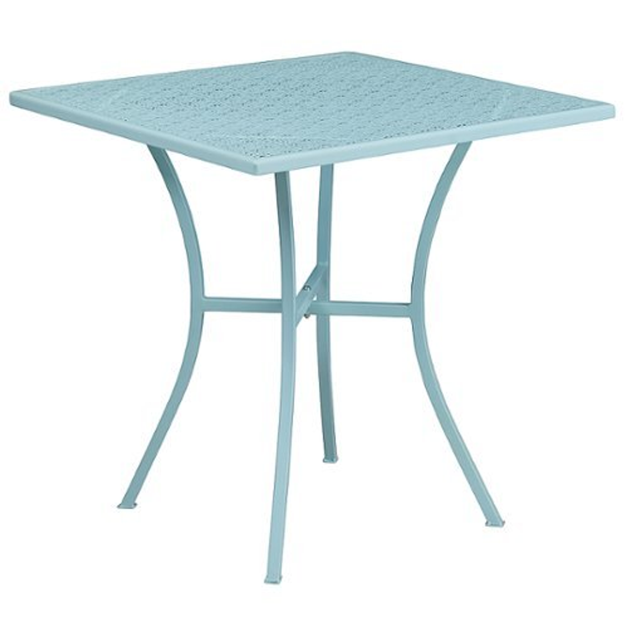 Flash Furniture - Oia Contemporary Patio Table - Sky Blue