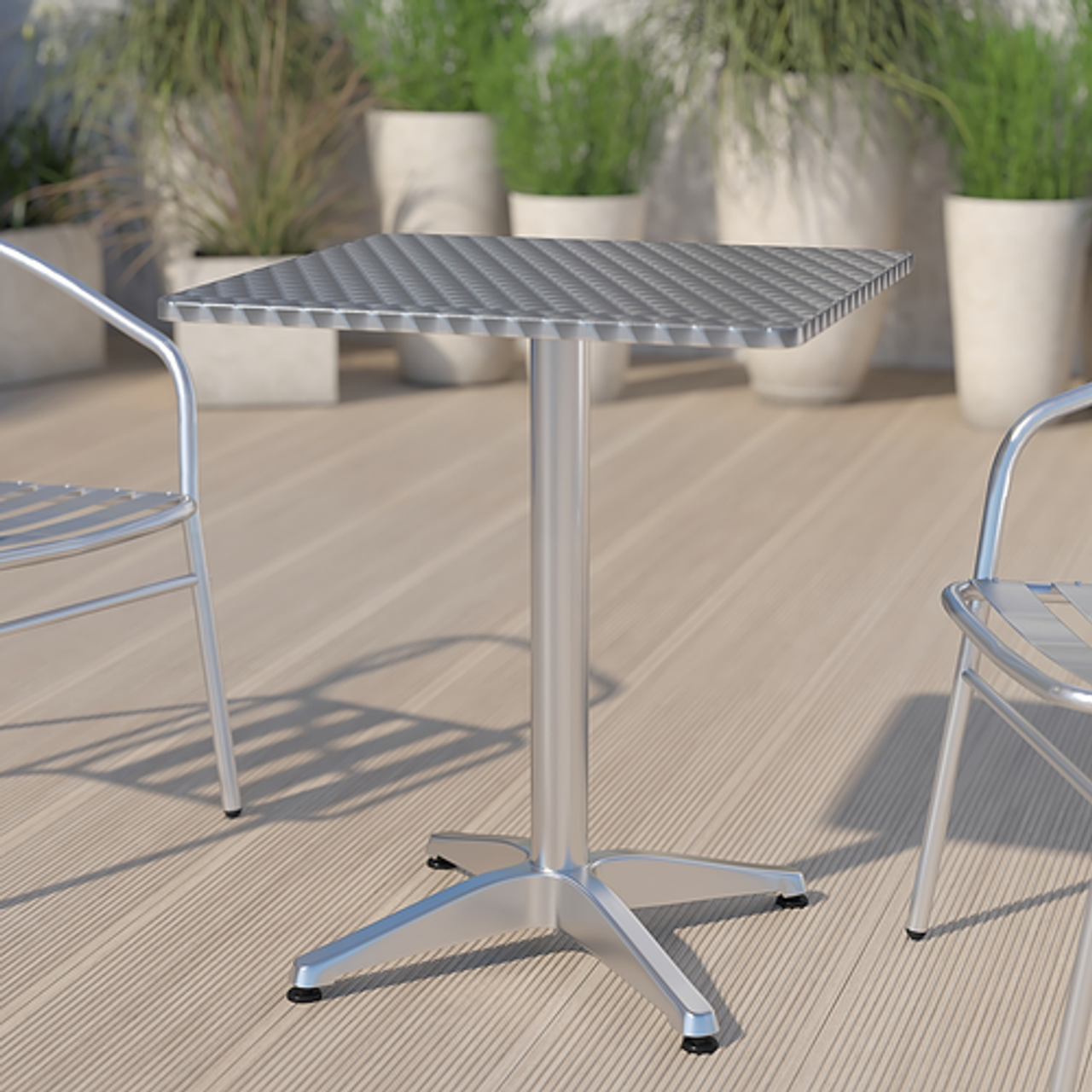 Flash Furniture - Mellie Contemporary Patio Table - Aluminum