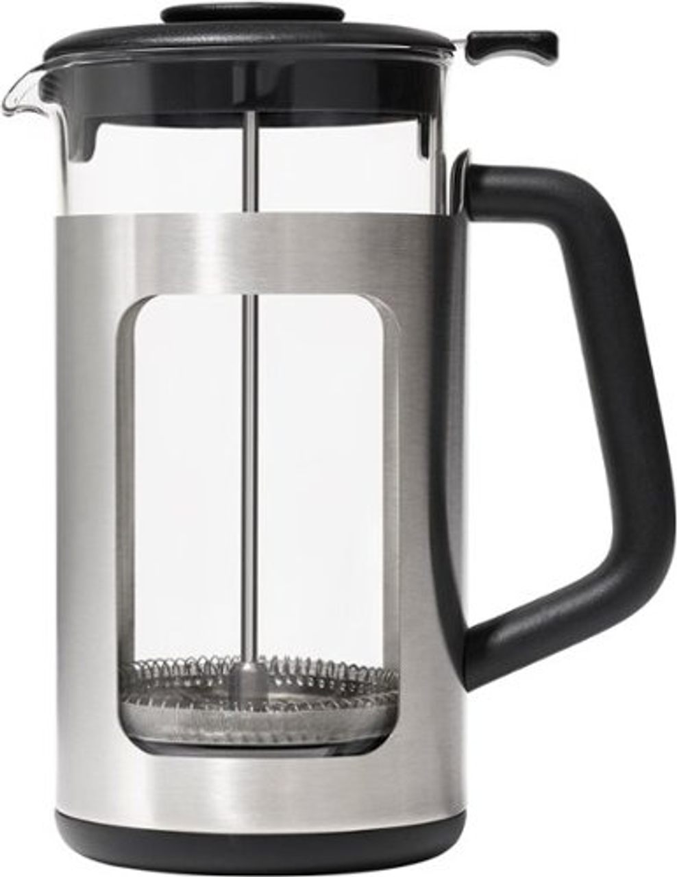 OXO - Brew French Press with GroundsLifter - Black