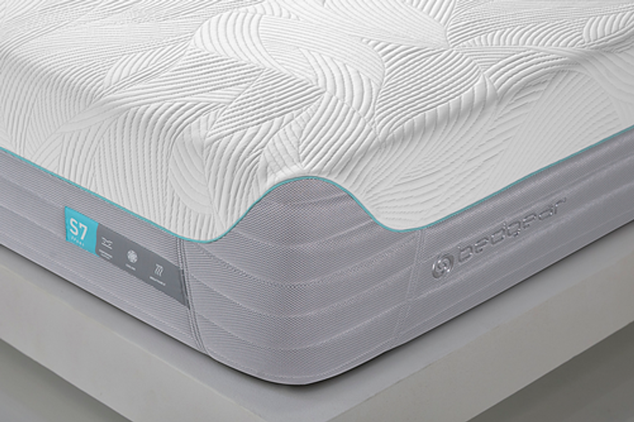 Bedgear - S7 Performance Mattress, Sport -Cal King - White