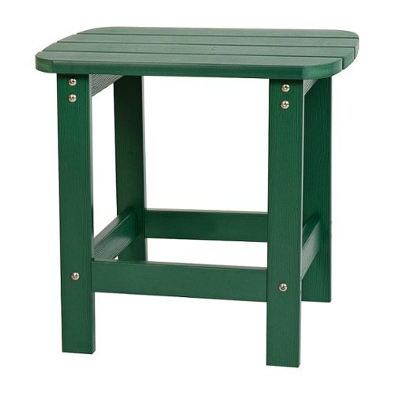 Flash Furniture - Charlestown Classic Adirondack Side Table - Green