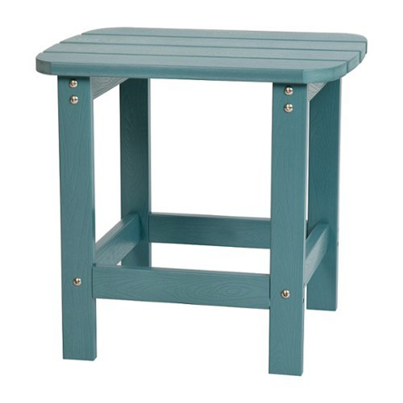 Flash Furniture - Charlestown Classic Adirondack Side Table - Teal