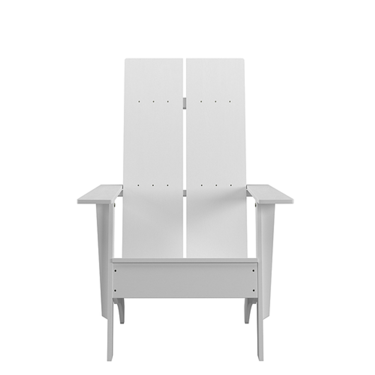 Flash Furniture - Sawyer Adirondack Chair - White