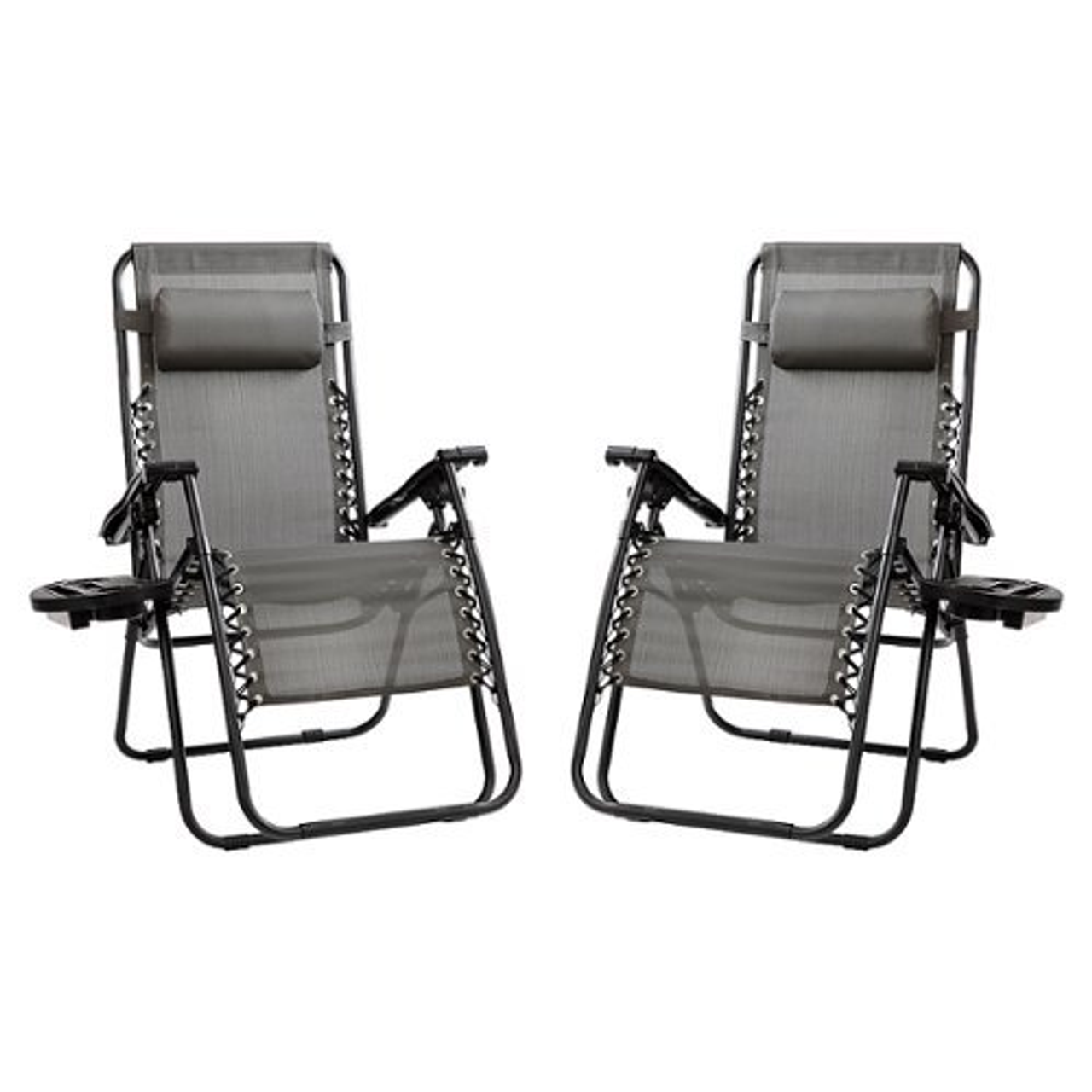 Flash Furniture - Celestial Zero Gravity Chair (set of 2) - Gray